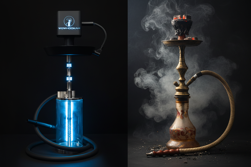 Hookah électrique vs charbon : lequel choisir en 2025 ?