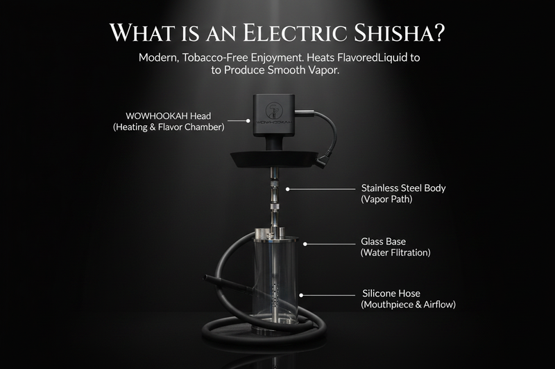 Qu'est-ce qu'un shisha électrique ? Guide complet WOWHOOKAH