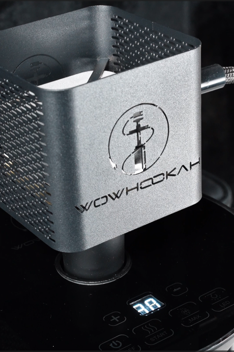 WOWHOOKAH heater placement on bowl - correct orientation